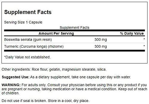 Swanson Full Spectrum Boswellia & Curcumin Natural Formula