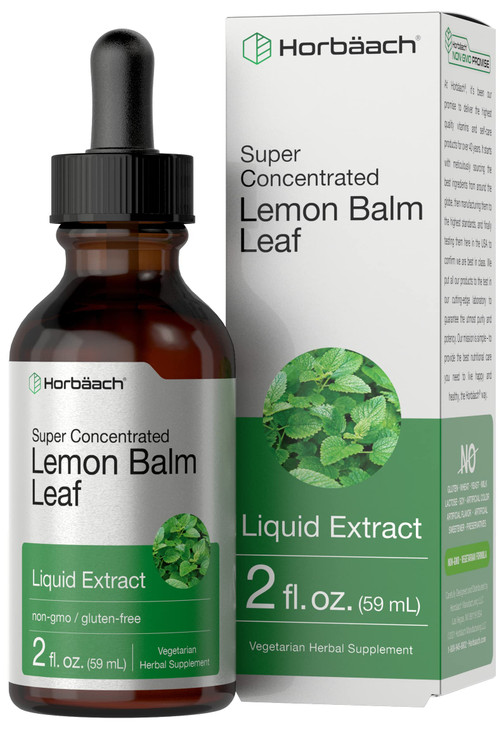Horbäach Lemon Balm Tincture - 2 fl oz - Melissa Officinalis Leaf