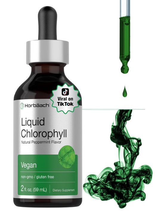 Horbäach Liquid Chlorophyll Drops - 2 oz
