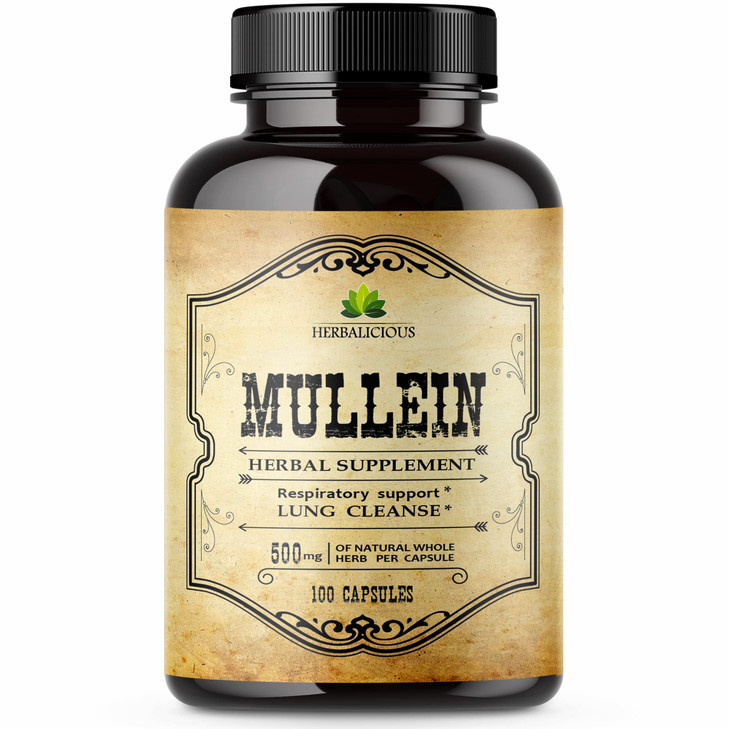 HERBALICIOUS Mullein Leaf Extract for Lungs