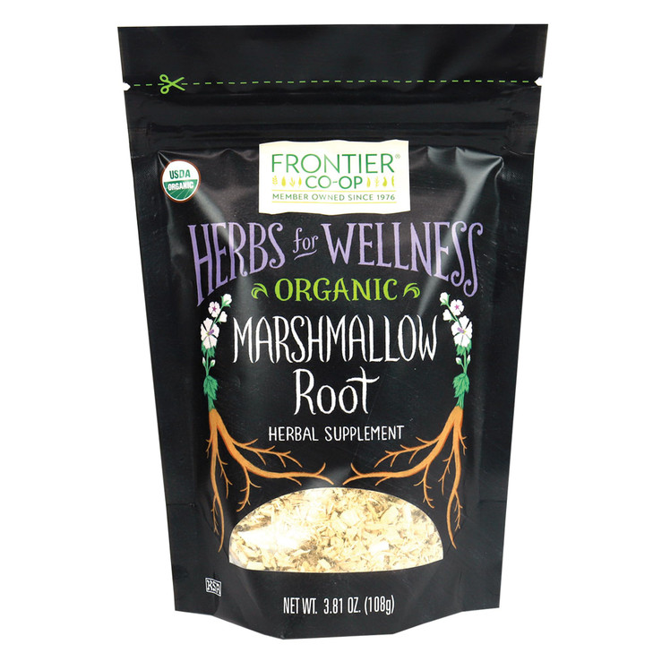 Frontier Co-op Organic Marshmallow Root Herb, Cut and Sifted