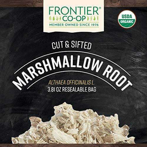 Frontier Co-op Organic Marshmallow Root Herb, Cut and Sifted