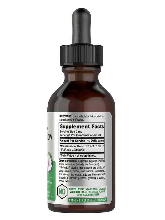 Horbäach Marshmallow Root Extract Tincture - 2 fl oz