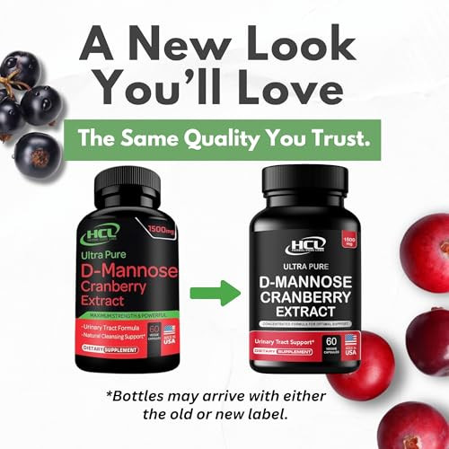 HCL HERBAL CODE LABS D-Mannose with Cranberry Extract Capsules 1500mg