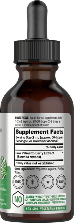 Horbäach Saw Palmetto Liquid Extract - 2 Fl Oz