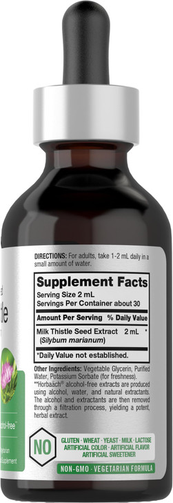 Horbäach Milk Thistle Extract Liquid - 2 fl oz