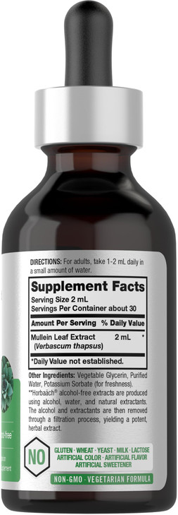 Horbäach Mullein Leaf Extract Drops - 2 fl oz
