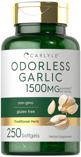 Carlyle Odorless Garlic Supplement - 250 Softgels