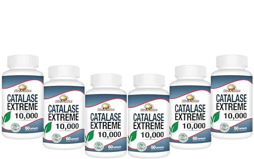 Rise-N-Shine Catalase Extreme Supplement 10,000 with Saw Palmetto, Biotin