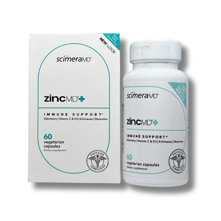 ScimeraMD ZincMD Immune Support Supplement with Zinc, Elderberry, Vitamin C