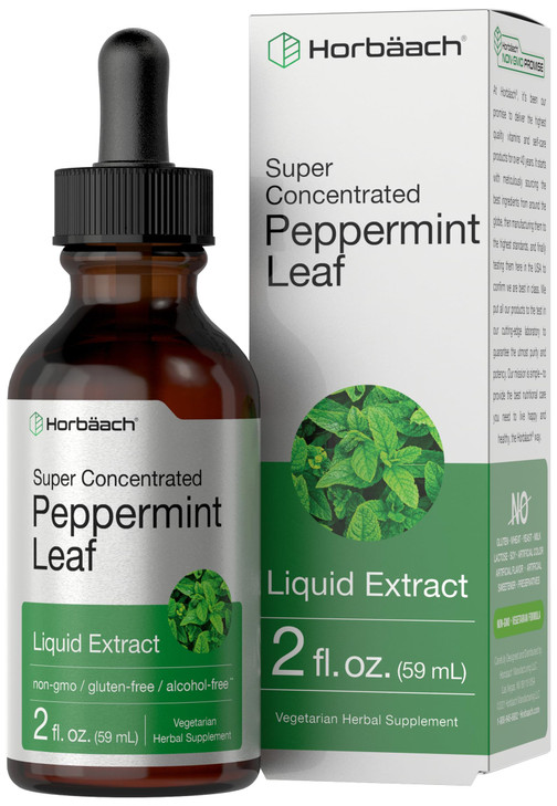 Horbäach Peppermint Leaf Extract Liquid - 2 Fl Oz