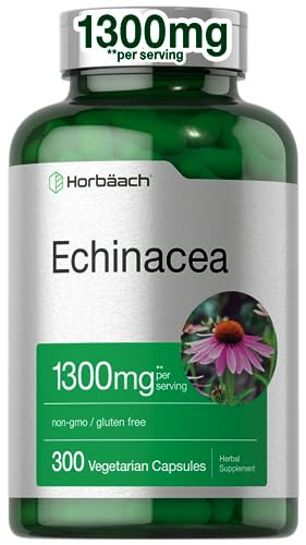 Horbäach Echinacea Extract Capsules - 300 Count