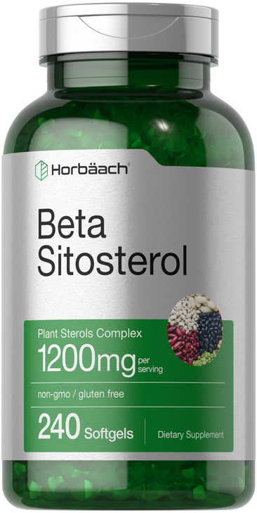 Horbäach Beta Sitosterol 1200mg - 240 Softgel Capsules