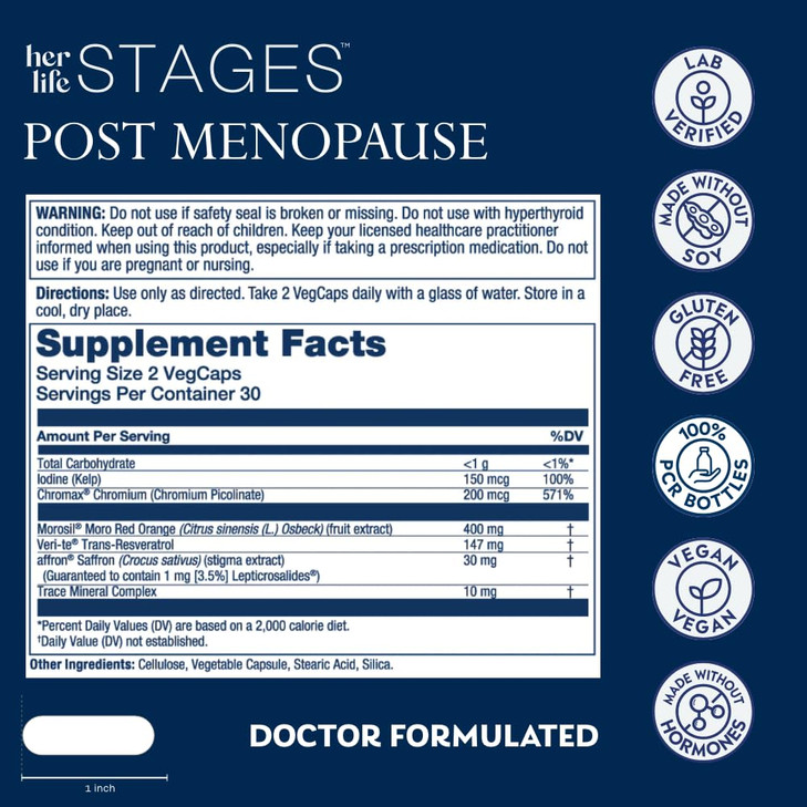 SOLARAY Postmenopause her Life Stages