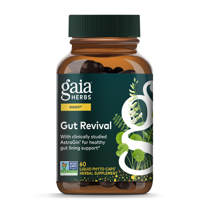 Gaia Herbs Gut Revival - Herbal Digestive Supplement to Support Gut Health