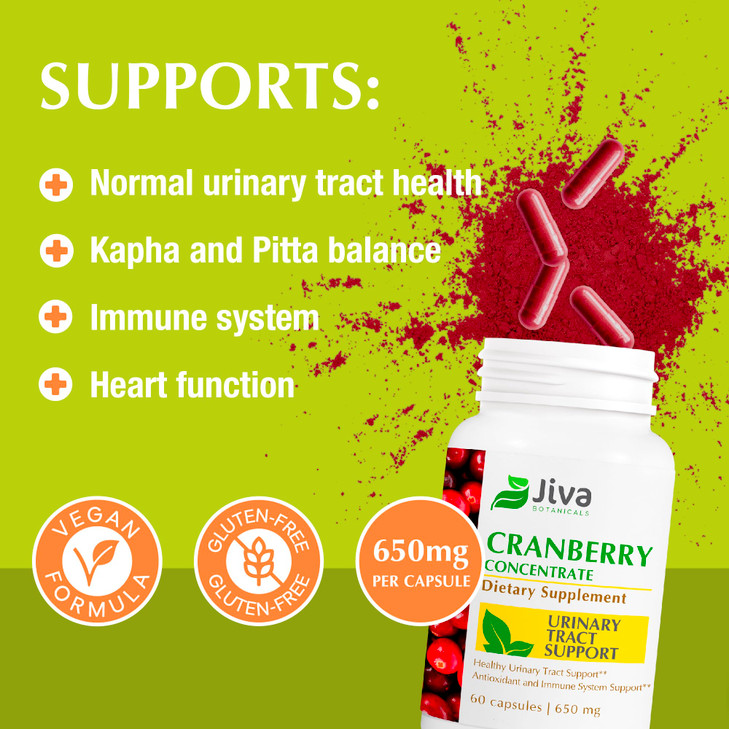 Jiva Botanicals Concentrated Cranberry Supplement