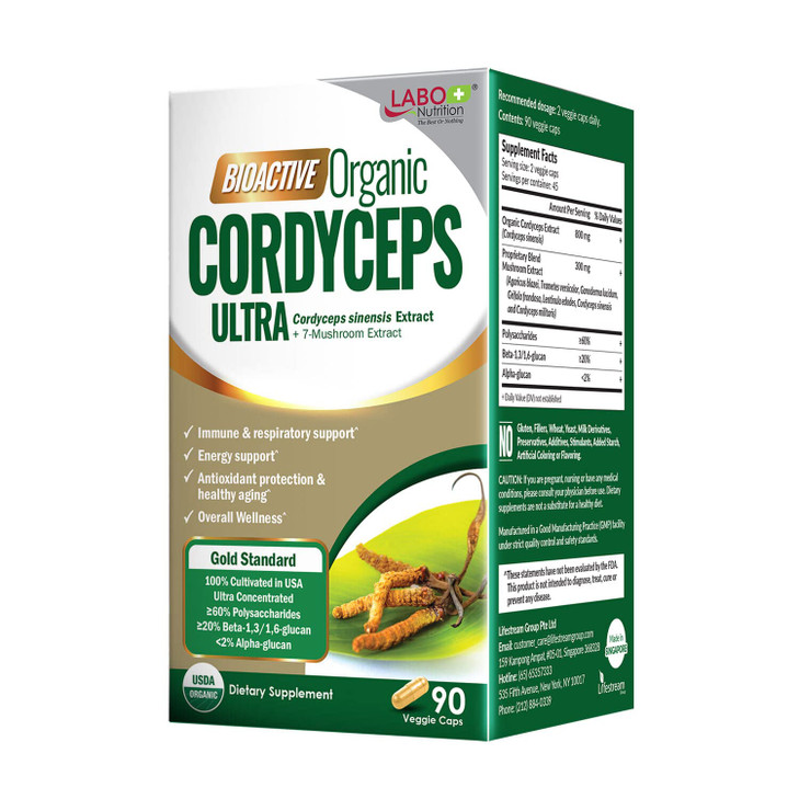 LABO Nutrition Bioactive Organic Cordyceps Ultra