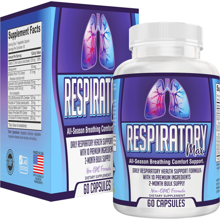 Respiratory-Max (2-Month) Lung & Respiratory Support Supplements