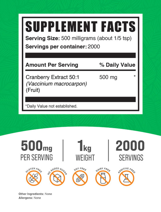 BulkSupplements.com Cranberry Extract Powder