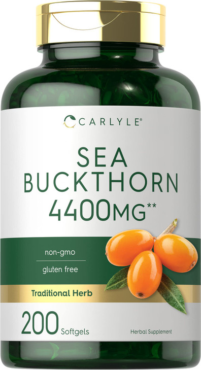 Carlyle Sea Buckthorn Oil Capsules - 200 Softgels