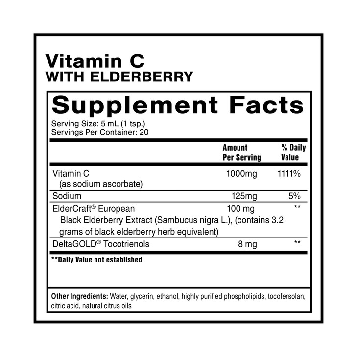 Quicksilver Scientific Liposomal Vitamin C + Elderberry
