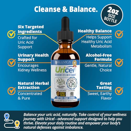 Rejuvica Health Uricel - Advanced Uric Acid Support & Cleanse Supplement