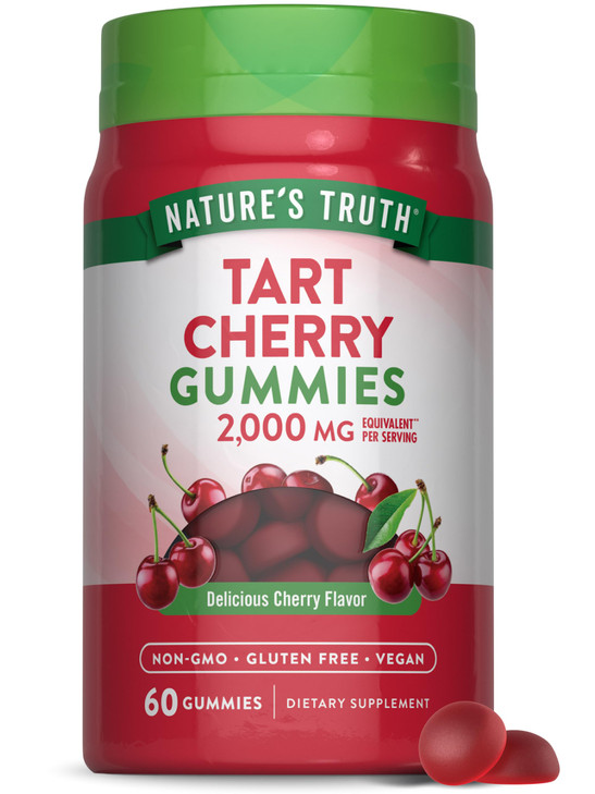 Nature's Truth Tart Cherry Gummies - 60 Count