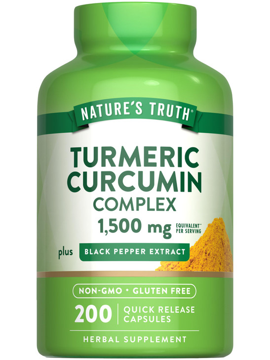 Nature's Truth Turmeric Curcumin Complex - 200 Capsules