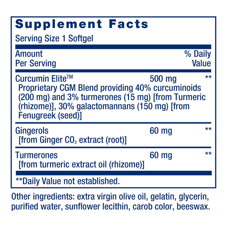 Life Extension Advanced Curcumin Elite Turmeric Extract, Ginger & Turmerones