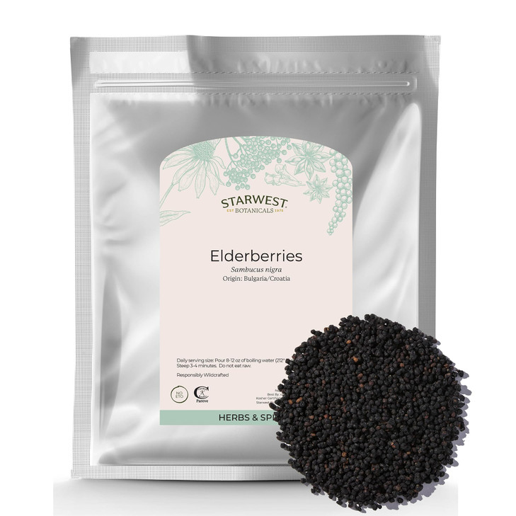 Starwest Botanicals Whole Elderberries