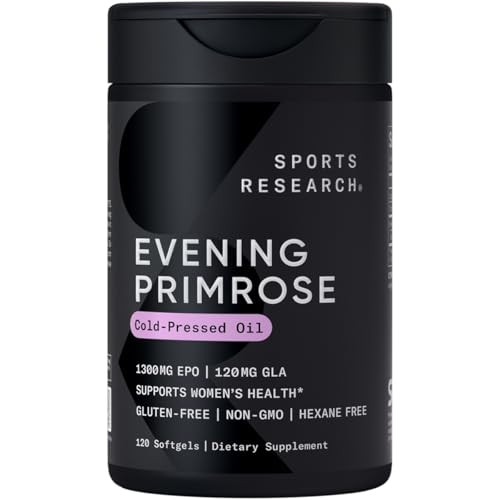 Sports Research Evening Primrose Supplement from Cold Pressed Oil