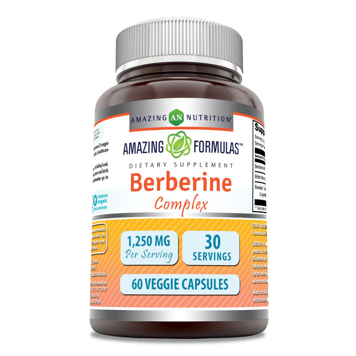 Amazing Formulas Berberine with Bitter Melon & Banaba Extract Complex