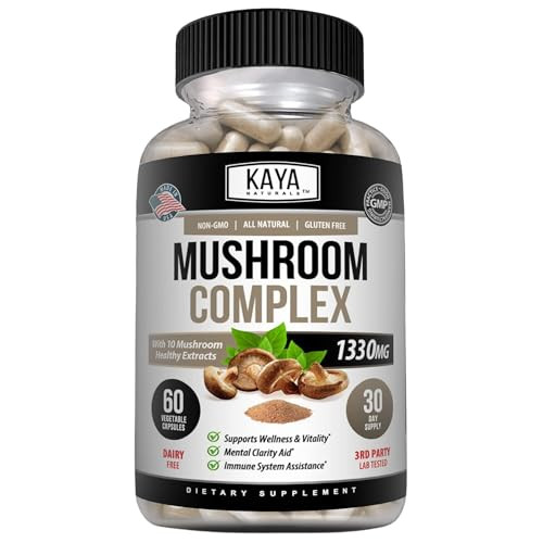 Kaya Naturals Premium Mushroom Complex Potent