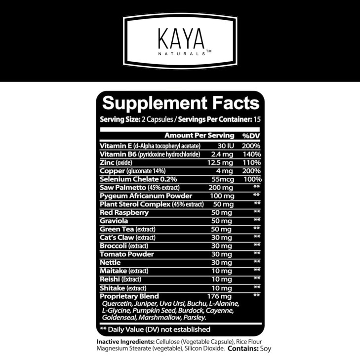 Kaya Naturals Prostate Support