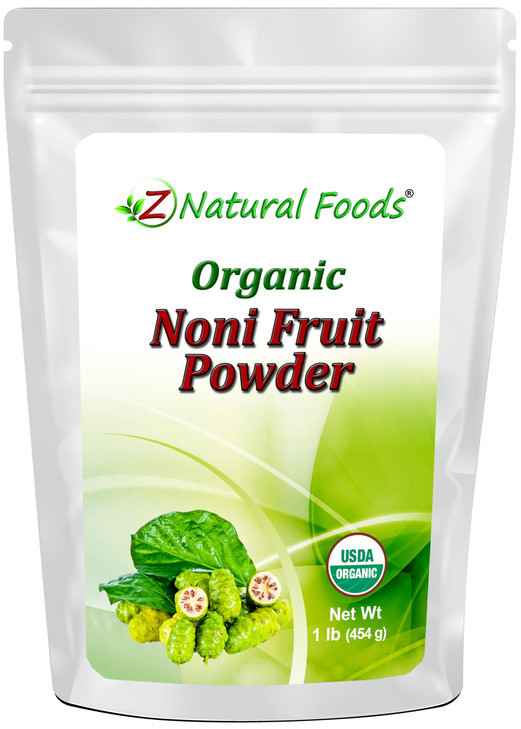 Z Natural Foods Noni Fruit Powder - Organic Raw Non-GMO Gluten-Free Superfood
