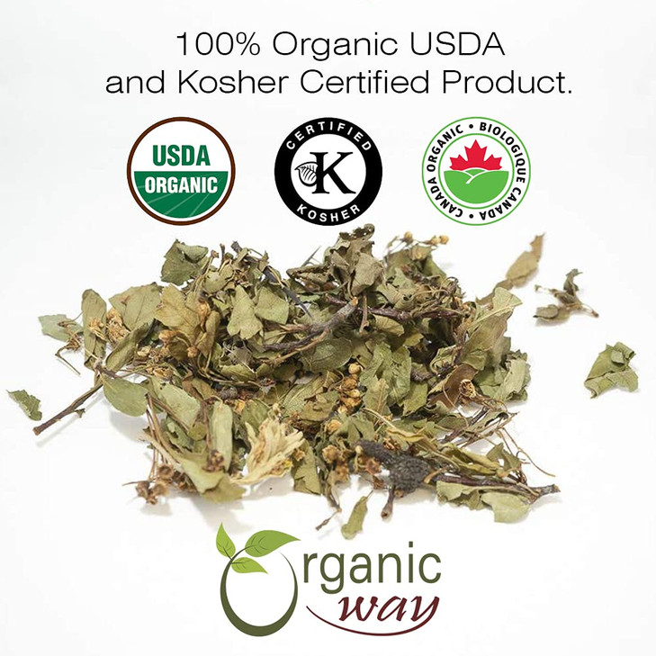 Organic Way Hawthorn Leaf and Flower Cut & Sifted (Crataegus monogyna)