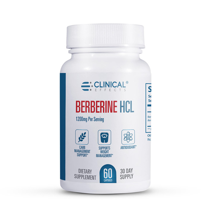 Clinical Effects Berberine HCL - Pure Berberine 1200mg