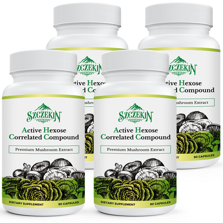 Active Hexose Correlated Compound 1500 mg Supplement, Natural 8 Mushroom Extract