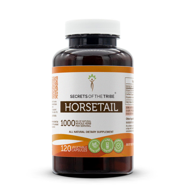Secrets of the Tribe Horsetail 120 Capsules, 1000 mg, Horsetail (Equisetum