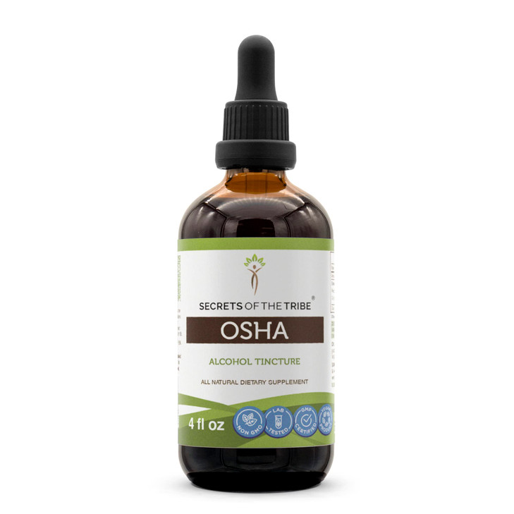Secrets of the Tribe OSHA Tincture Alcohol Extract, Responsibly farmed OSHA