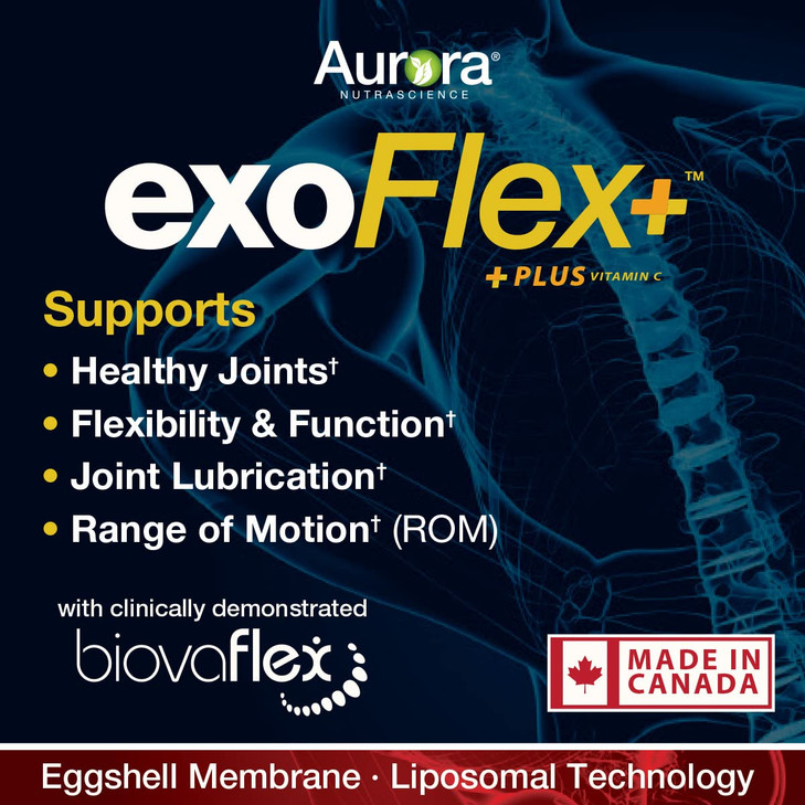 Aurora Nutrascience Micro-Pack Liposomal exoFlex+ with Vitamin C, Supports Joint