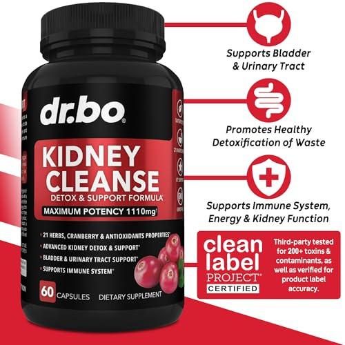 Kidney Cleanse Detox Support Supplement