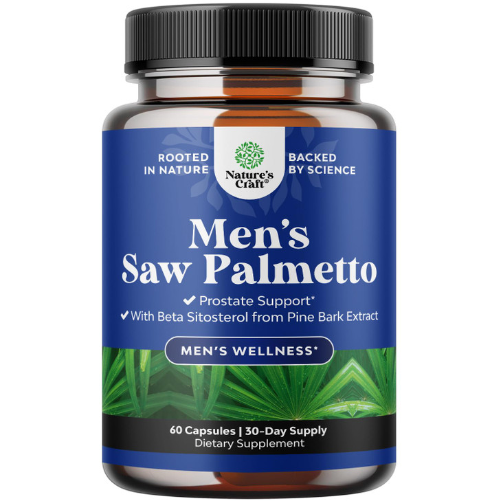Saw Palmetto for Men with Beta Sitosterol