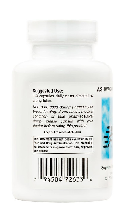 Supreme Nutrition Ashwagandha Supreme, 90 Pure Ashwagandha Vegetarian Capsules