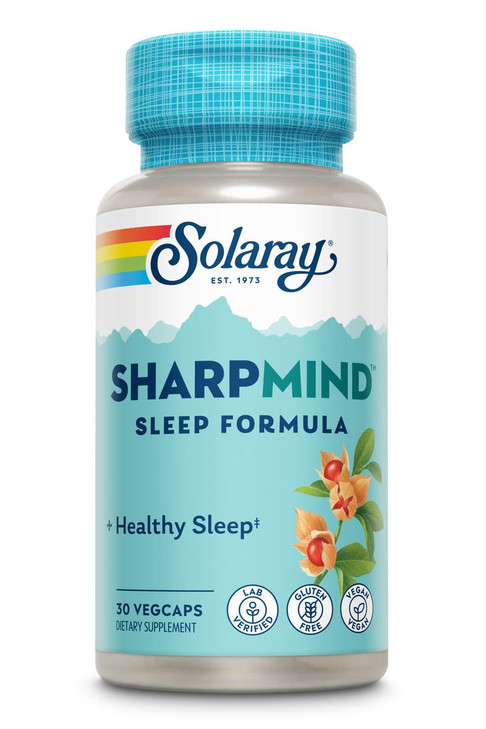 SOLARAY SharpMind Sleep, Nootropic Sleep Aid Formula, Nootropics Brain Support