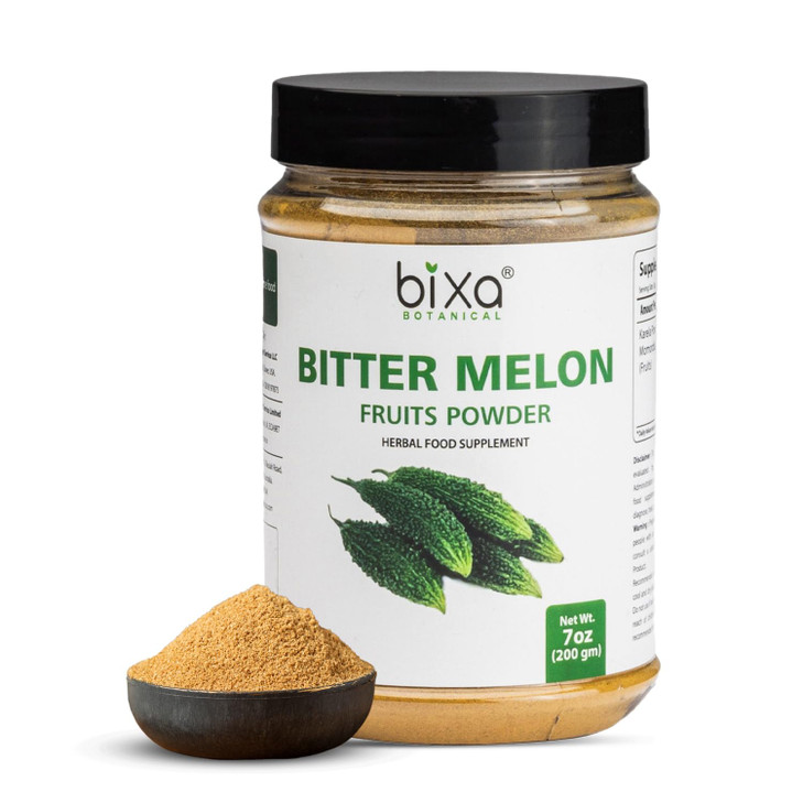 bixa BOTANICAL Bitter Melon Powder (Momordica Charantia/Karela Fruit Powder)