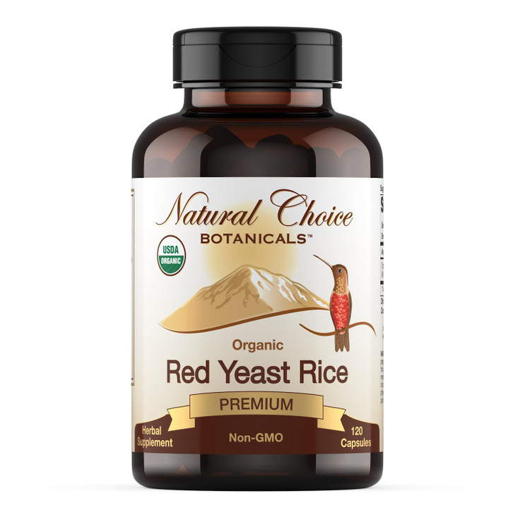 Natural Choice Botanicals Certified Organic Red Yeast Rice Supplement