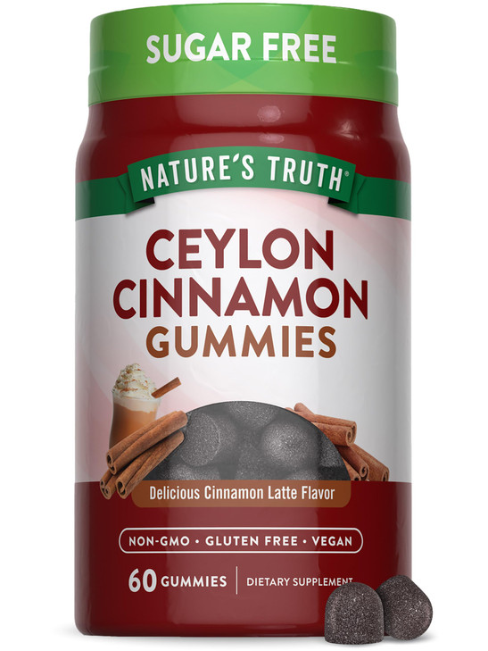 Nature's Truth Ceylon Cinnamon Gummies - 2000mg - 60 Count