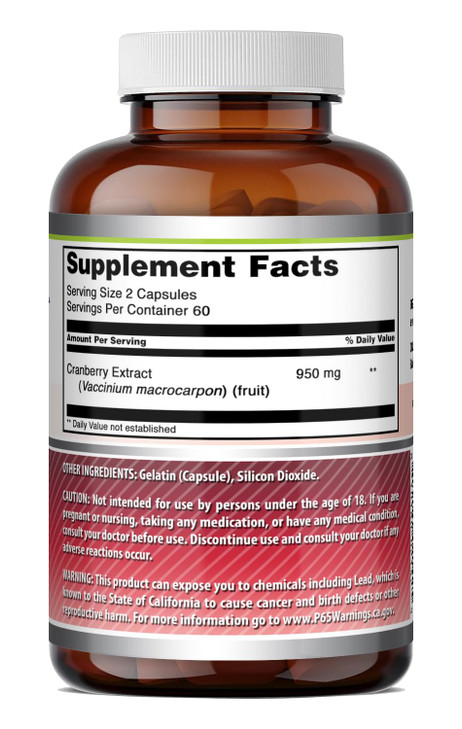 Amazing Formulas Cranberry Extract - 950 Mg Per Serving