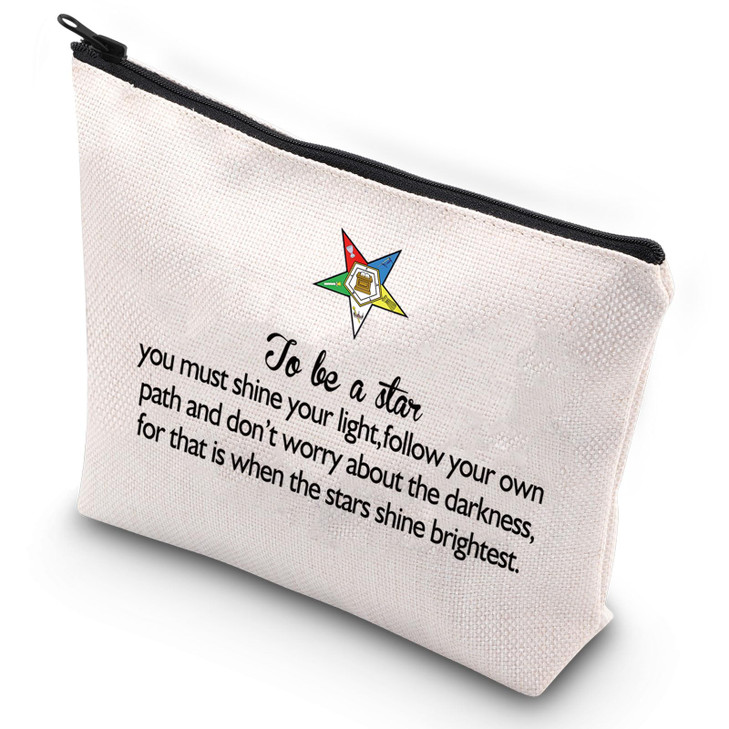 G2TUP Sisterhood Makeup Bag Sorority Sister Gift Sisterhood Cosmetic Bag Greek Sorority Merch (Be a Star BL)